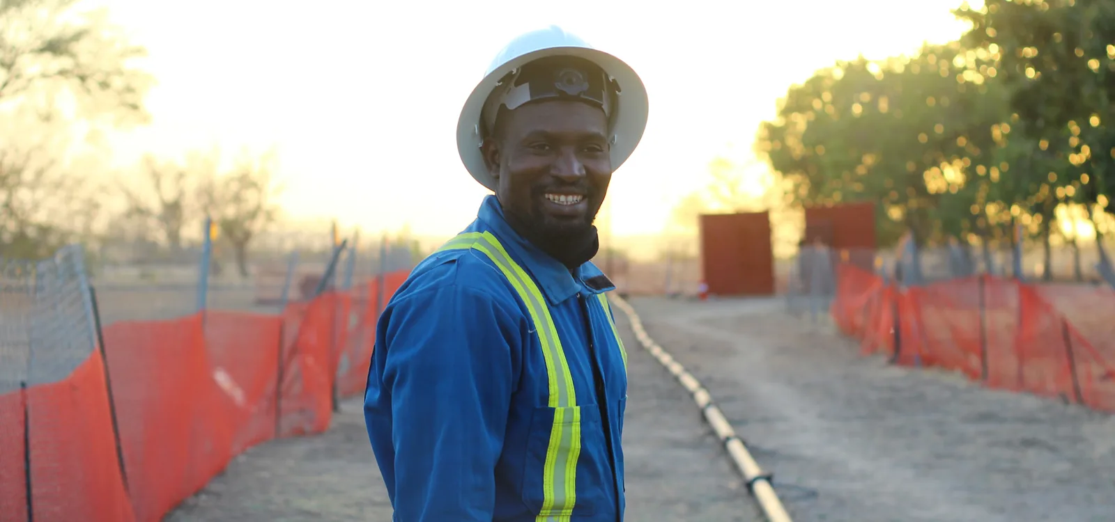 Hydroma employee on site